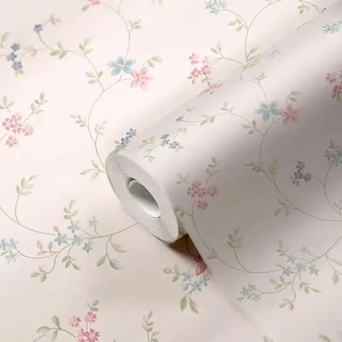 As Creation|Wallpaper romantic floral style pastel tones|Romantic