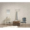 As Creation|Papier Peint petites fleurs romantiques blanc, bleu|Romantique
