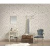 As Creation|Wallpaper small romantic flowers white, blue|Romantic