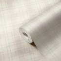 As Creation|Wallpaper beige gingham checks, romantic style|Romantic