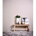 As Creation|Papier Peint fleurs romantiques blanc crème, rose|Romantique