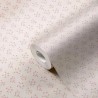 As Creation|Wallpaper romantic floral in cream white, pink|Romantic