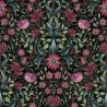 As Creation|Tapete romantische Blumen und Vögel schwarz|Romantisch