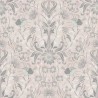 As Creation|Papier Peint fleurs et oiseaux rose pastel, gris|Romantique