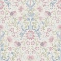 As Creation|Tapete romantische mehrfarbige Blumen und Vögel|Romantisch