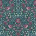 As Creation|Papier Peint fleurs et oiseaux vert romantique|Romantique