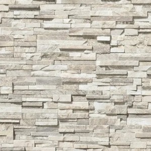 Papeldecor|Papier Peint mur en brique style rustique|Imitation Pierre