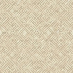 Casadeco|Beige muslin wallpaper with textile effect|Beige