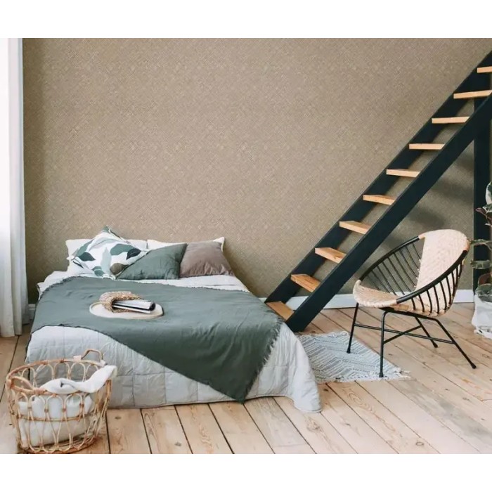 As Creation|Tapete geometrische Mosaik in Beige und Camel|Geometrisch