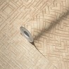 As Creation|Wallpaper geometric beige and camel mosaic|Geometric