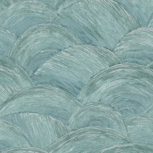 Grandeco|Papel pintado metalizado efecto estuco gris|Abstracto