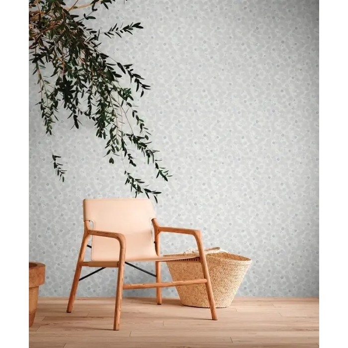 Papel pintado minimalista floral romántico blanco - As Creation Metropolitan Stories 3 391111