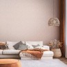 As Creation|Rosa und lachsfarbene romantische florale Tapete|Minimalistisch