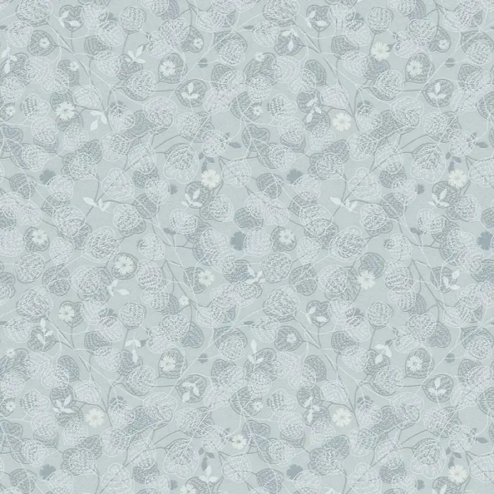 As Creation|Papel pintado floral romántico azul y turquesa|Romántico