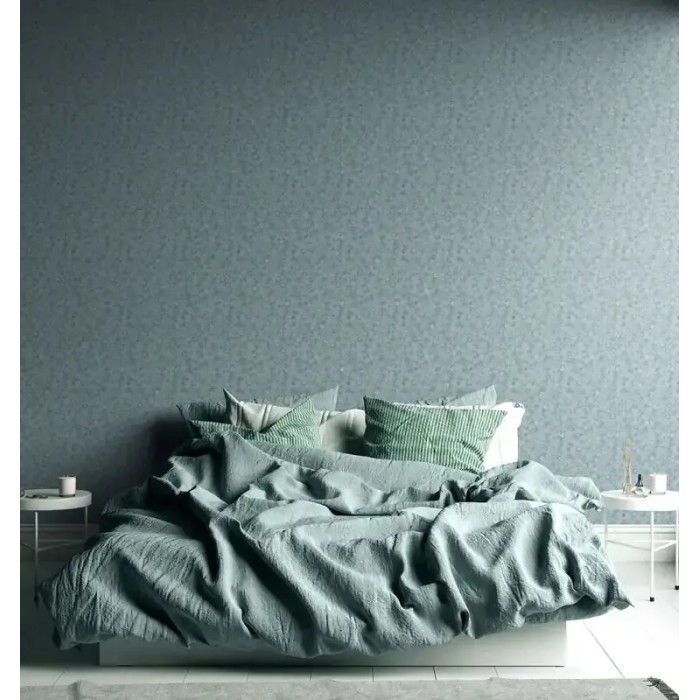 As Creation|Papier Peint floral romantique bleu et turquoise|Romantique