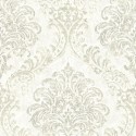 As Creation|Wallpaper medallions in orange and rust damask style|Damask