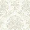 As Creation|Wallpaper medallions in orange and rust damask style|Damask