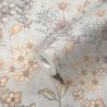 As Creation|Papier Peint fleurs sauvages vintage gris clair|Papier Peint