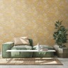 As Creation|Vintage style yellow floral wallpaper|Wallpaper