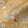 As Creation|Tapete Vintage-Stil gelbe Blumen|Tapeten