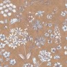 As Creation|Wallpaper vintage-style wildflowers in brown|Wallpaper