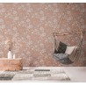 As Creation|Tapete Wildblumen im Vintage-Stil braun|Tapeten