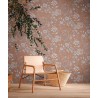 As Creation|Tapete Wildblumen im Vintage-Stil braun|Tapeten