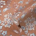 As Creation|Tapete Wildblumen im Vintage-Stil braun|Tapeten