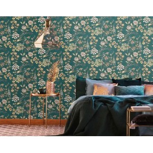 Papeldecor|Papier peint violet faux uni effet textile|Papier Peint 2