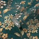 As Creation|Papier Peint fleurs sauvages vert|Papier Peint