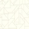 As Creation|Tapete geometrisch moderner Stil in Weiß und Gold|Modern