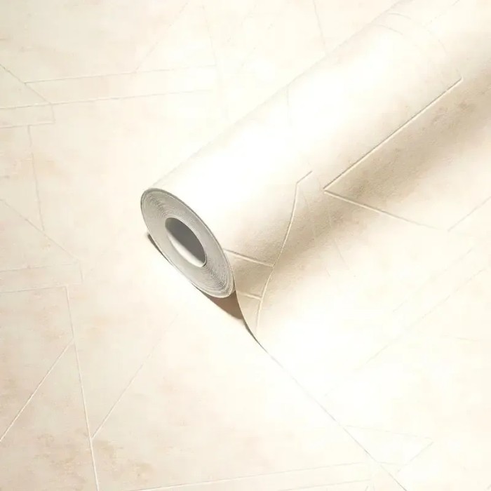 As Creation|Wallpaper Tetris modern style in white and cream|Modern