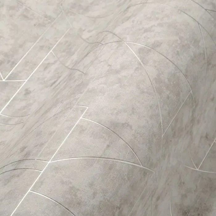 As Creation|Papel pintado geométrico estilo contemporáneo gris|Contemporáneo