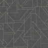As Creation|Geometric modern style black and gold Wallpaper|Modern
