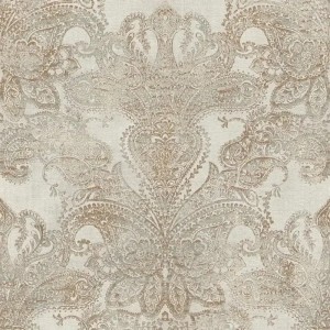 As Creation|Tapete ornamental im schwarzen arabesken Stil|Damast
