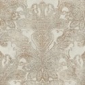 As Creation|Brown and khaki arabesque wallpaper|Damask
