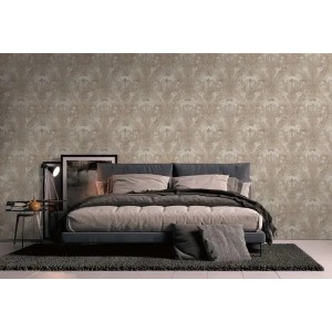As Creation|Tapete ornamental im schwarzen arabesken Stil|Damast 2