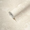 As Creation|Papel pintado ornamental estilo arabesco beige|Damasco