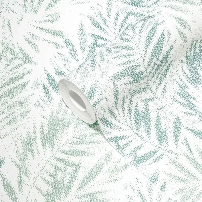 As Creation|Papier Peint feuilles de fougères nordiques vertes|Scandinave