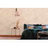 As Creation|Wallpaper Nordic floral style in pink and gold|Scandinavian