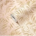 As Creation|Tapete im nordischen floralen Stil in Rosa und Gold|Skandinavisch