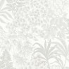 As Creation|White and silver-gray floral wallpaper|Wallpaper