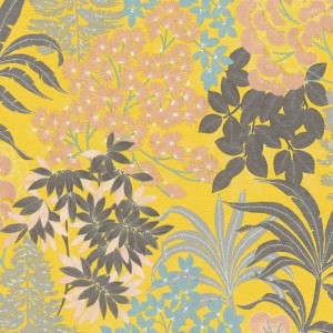 Papeldecor|Papier peint floral style japonais bleu|Papier Peint