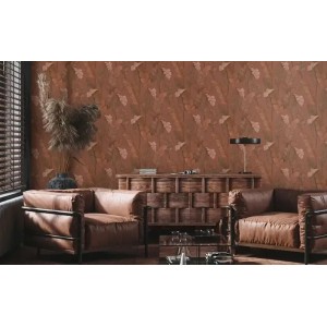 Casadeco|Contemporary black wallpaper with texture|Ethnic 2