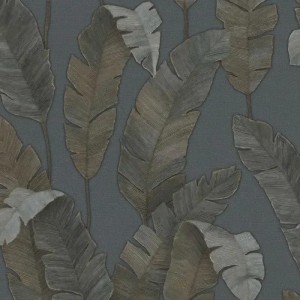 Casadeco|Papier peint floral hippie-chic vert menthe|Tropical