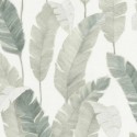 As Creation|Wallpaper tropical palm leaves white and green|Wallpaper