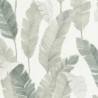 As Creation|Papier Peint feuilles palmier tropical blanc et vert|Papier Peint