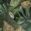 As Creation|Wallpaper large tropical style green leaves|Wallpaper