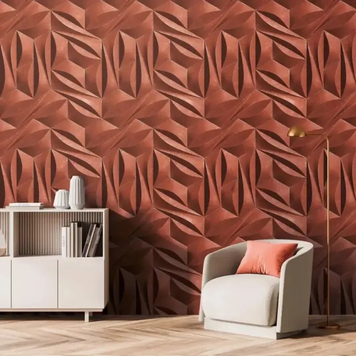 As Creation|Wallpaper metal plate in contemporary style|Metal Imitation