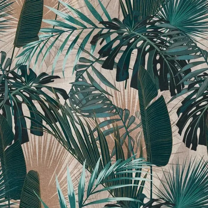 As Creation|Wall mural tropical palm and monstera leaves|Wallmurals